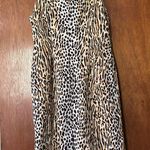 Bloomingdales Vintage 90s Bloomingdale’s animal print v neck sleeveless sheath dress size 10P Photo 8