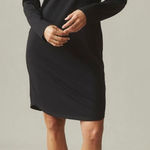 NWOT American Giant Women's Black Popover Dress Size M Knee Length Casual Size M Photo 0