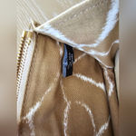 Marc Jacobs Cream Leather Clutch with Gold Accent With Built In Wallet Photo 3