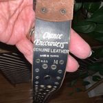 Chance Encounters Genuine Leather Brown Studded Western Belt Womens Medium Boho Photo 4