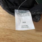 Wild Fable Women's Black Lurex High Neck Halter Bikini Top - Size XXS - NWT Photo 1