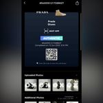 Prada Women’s Black and White High-Top Sneakers Photo 8