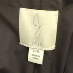 Joie  Black Long Line Double Breast Casual Vest Size L Photo 10