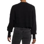 Free People Charcoal Crew Neck Sweater Photo 1