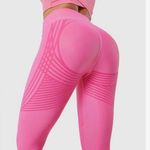 Fanka Women’s Lift and Curve Pink 7/8 Reversible Seamless Leggings Size Small Photo 3
