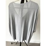 Lightweight Silver Flora ❤️ Ashley Knit Sweater Plus XL Batwing Arms Dressy Photo 6