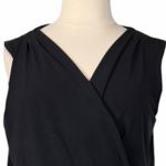 Nicole Miller Sleeveless Black Wrap Front Ankle Length Jumpsuit Women’s Size XL Photo 8