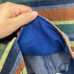 Susan Bristol Vintage Tapestry Vest XL 90s Multi Stripe Photo 9