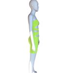Oh Polly  Lime Green Cutout Bodycon Dress Photo 2