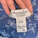 American Rag  Blue Floral Cropped Pants Size XL EUC #DS-1674 Photo 5