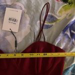 Hello Molly Women's Broken Spell Red Midi Dress Sz 8 NWT Bodycon Spaghetti Strap Photo 7