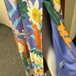 Floral pastel colors Spring maxi dress with strapless ruffle design Photo 3