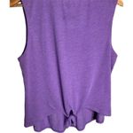Disney  Little Mermaid Tank Top Size Large Purple Silver Dingle Hopper Back Knot Photo 5