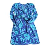 Banana Republic  Blue and Green Midi Dress size 2 Photo 1