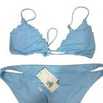 l*space L" NWT Sky Blue Maggie Bikini Top + Camacho Bottom Classic - Sky Blue XL Photo 4