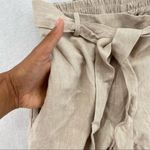 Coldwater Creek Linen Belted Wide Leg Long Shorts Photo 6