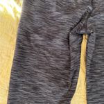 Athleta Women’s Dark Gray Striped Capri Running Yoga Fitness Exercise Leggings M Photo 3