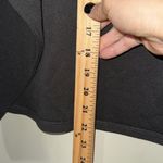 BE.A medium charcoal solid casual draped lightweight blazer top 3/4 ruched sleev Black Photo 3