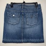 White House | Black Market  size 2 womens mini denim skirt button zip closure NWT Photo 1