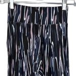 925 Fit Leggings Womens Small Black White Pink Stripe Casual Workout Athleisure Photo 2