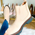 Caslon  Light Tan Suede Ankle Boots Photo 0