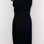 Chelsea & Theodore Black Dress Cap Sleeve Sheath Semi-formal size L Photo 5