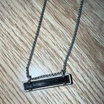 Kendra Scott Black Bar Necklace Photo 0