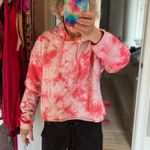 Fifth Sun Cropped Tie Dye Sweatshirt Hoodie Womens Large Photo 1
