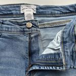 FOR THE REPUBLIC  Women’s Light Denim Jeans 12/30 Slit Distressed Skinny Stretch Photo 3