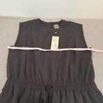 CALIA Women's Dolphin Hem Extended Shoulder Dress size L black Size L Photo 3