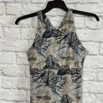 Kyodan Outdoor Leaves Drift Dress Womens XS Beige Green Athleisure Sporty Casual Photo 1