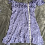 ZARA size large purple floral babydoll dress Photo 8