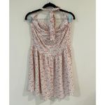 Princess Polly  Sweetheart Halter Neck Lyle Mini Dress Pink Floral Women's Size 8 Photo 2