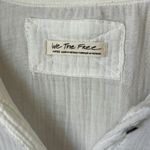 We The Free  gauzy white slouchy oversized shirt Photo 6
