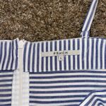 FRNCH Women’s Blue & White Striped Sundress Sz Large **see description Photo 7