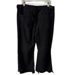 American Eagle AE Ripped Low Rise Baggy Flare Jean 16 Short Women’s Black 4267 Size 16P Photo 2