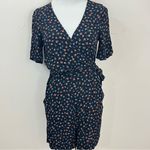 Madewell Wrap-Front Romper in Prairie Posies 4 Photo 1