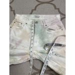 Reformation jeans fawcett white tie dye wash button fly jean, size 24 Photo 4