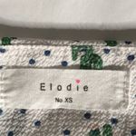 Elodie  Ruffled Green/White Cactus Tank Top XS Summer Costal Cowgirl Western Photo 6