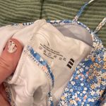 Floral Blue and Yellow Bikini Set Size L Photo 2