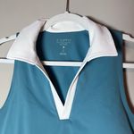 Z Supply Active Team Player Colorblock Cropped Polo Tank Green S Photo 3