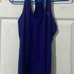 Adidas  Purple Ribbed Racerback Tank Top Women’s Size Medium Photo 0