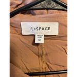 l*space L  Pacifica Button Down Collared Tunic Mini Tan Medium/Large‎ M/L Photo 3