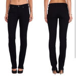 Citizens of Humanity  Elson Medium Rise Straight Leg Jeans Black Size 30 Photo 2