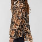 Free People Out For The Night Top in Snakeprint Combo sz medium Photo 3