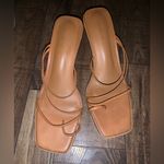 Tony Bianco  Danni Strappy Sandal Heel Tan spring Leather Sandals Shoes revolve 8 Photo 5