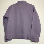Balance Collection  1/2 Zip Sweatshirt Square Fit Kangaroo Pocket Purple Medium Photo 4