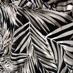 Leilani Halter Floral Palm Leaf Swim Tankini Top Size 12 Black Tropical Swimsuit Photo 4