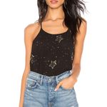 Free People Star Embellished Tank Top Black Photo 0