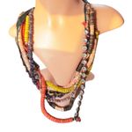 Vintage Harajuku Lovers Multi Strand Multi Beaded Necklace Photo 1